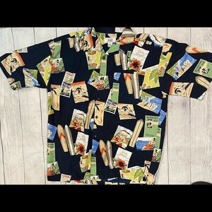 KAD Hawaiian Surf Tropical Hawaiian Shirt XL Aloha